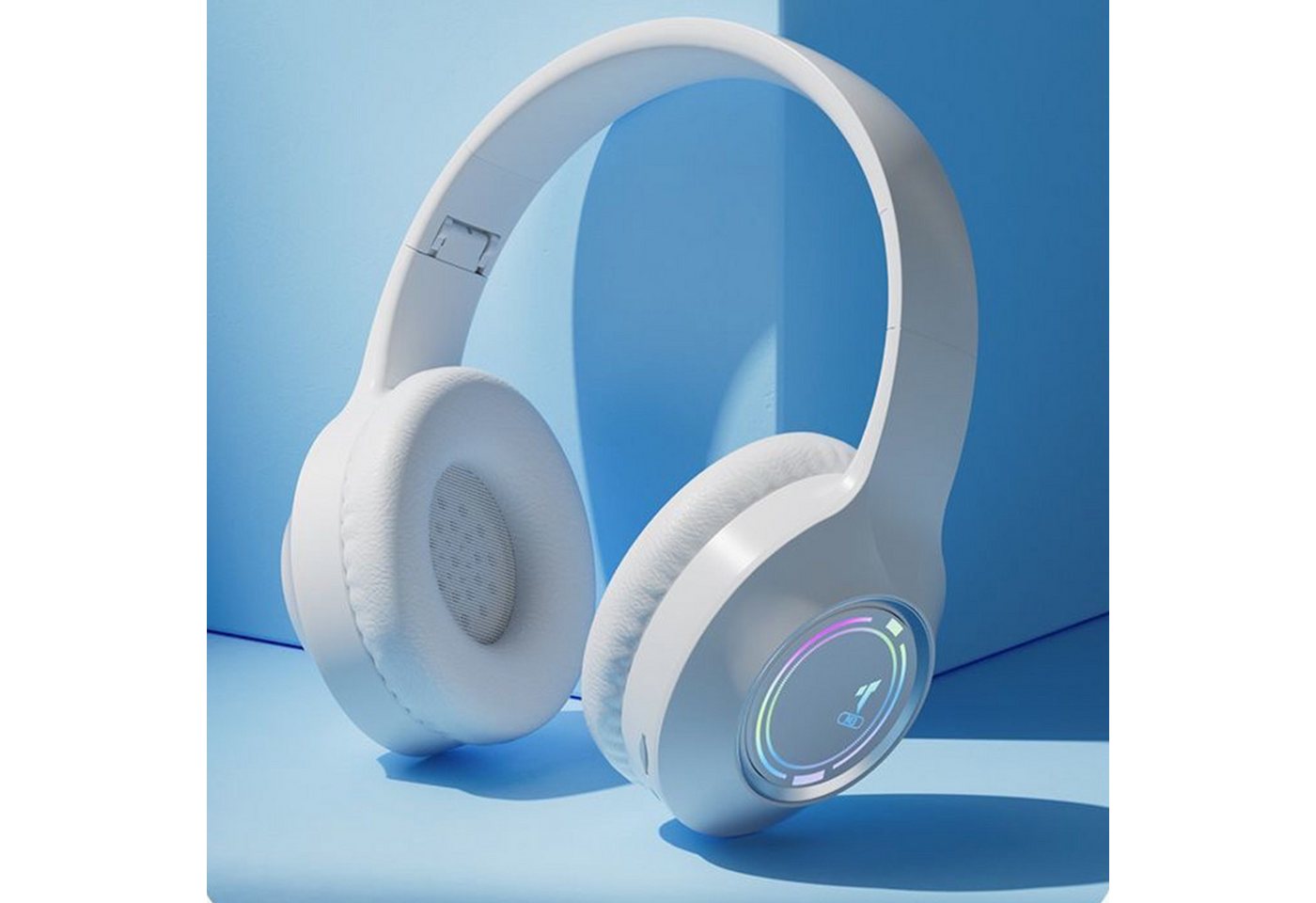 Diida Bluetooth-Kopfhörer,Gaming-Headsets,Hifi-Klangqualität,Faltbares Over-Ear-Kopfhörer (TF-Speicherkarte/Kabel/Bluetooth) von Diida