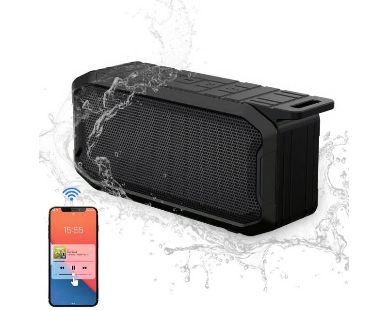 Diida Kabelloser Bluetooth-Lautsprecher, tragbarer Lautsprecher, Subwoofer Bluetooth-Lautsprecher (IPX7, Einsteckbarer Sprachanruf, wasserdicht und sturzsicher, Audio) von Diida