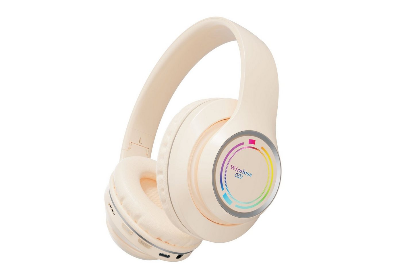 Diida Kabelloses Bluetooth-Headset,beleuchtetes Over-Ear-Gaming-kopfhörer Bluetooth-Kopfhörer (Kabelgebundenes Headset,Geräuschunterdrückung RGB) von Diida