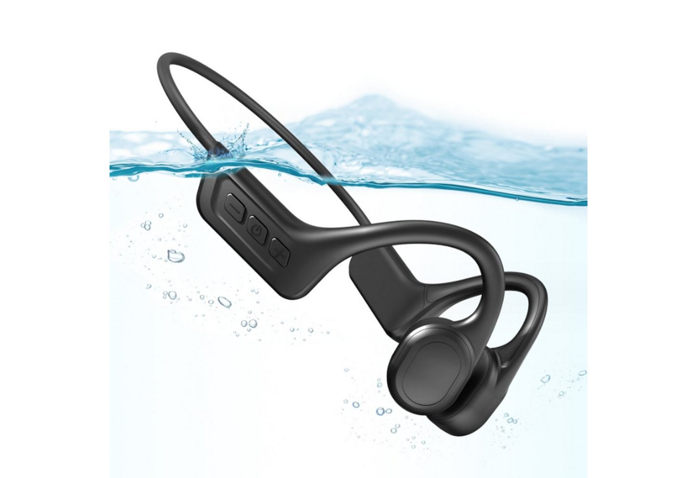 Diida Knochenleitungskopfhörer,Schwimmkopfhörer,wasserdicht,mit 32G Speicher Bluetooth-Kopfhörer von Diida
