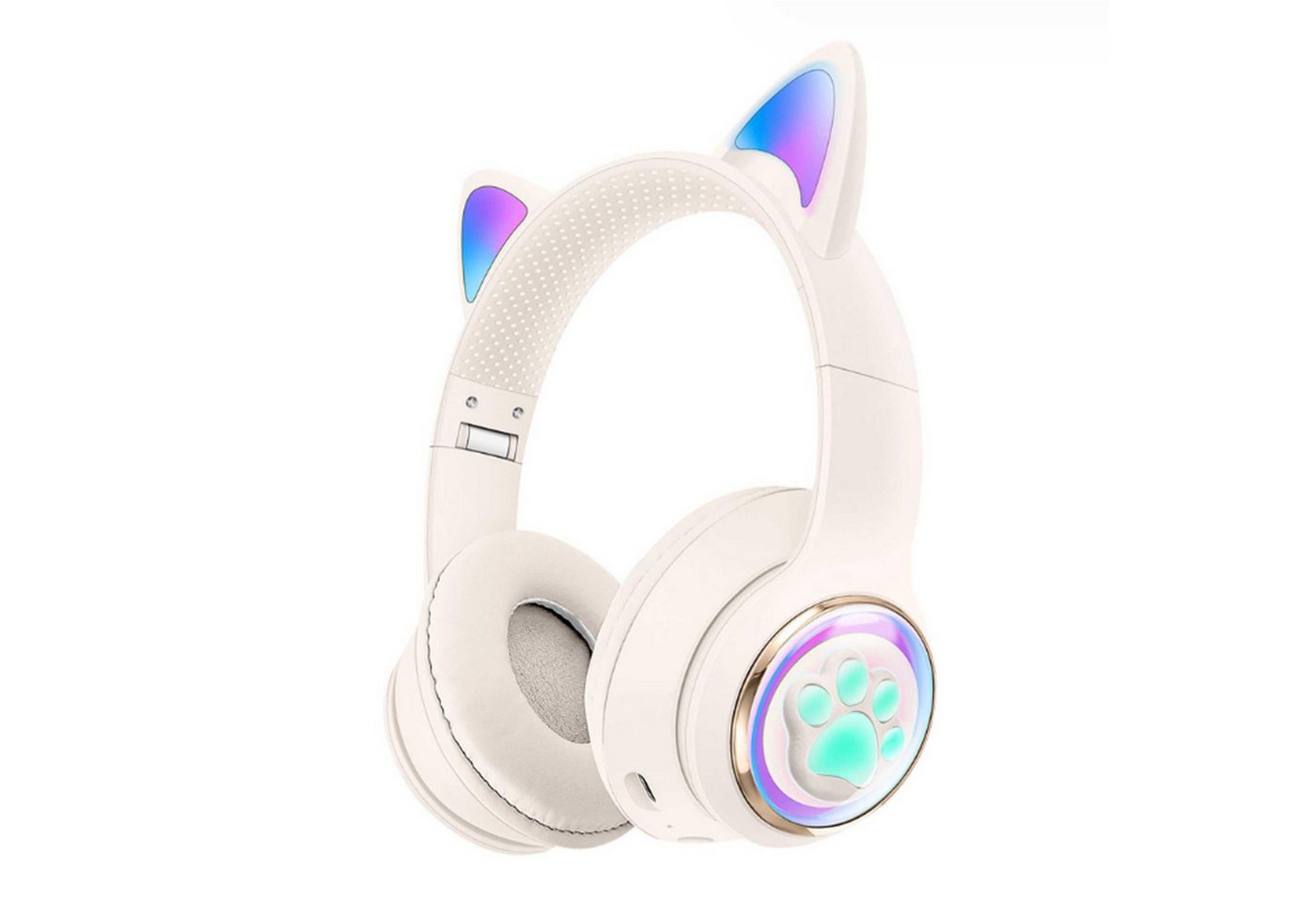Diida Kopfhörer, Bluetooth-Kopfhörer,Gaming-Headset,Kabellose Kopfhörer Over-Ear-Kopfhörer (Atmungslicht, Sprechfunktion, Musikunterstützung) von Diida