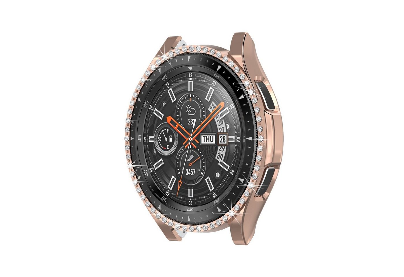 Diida Smartwatch-Hülle Samsung Smartwatch Gehäuse,für galaxy watch4 classic, 46/42MM, Diamant von Diida