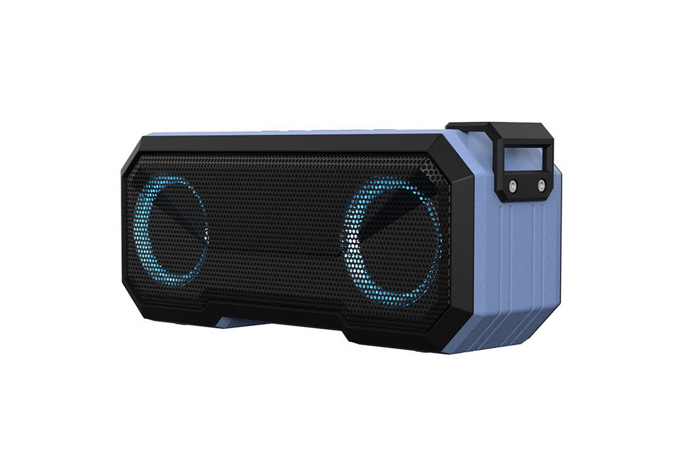 Diida Soundboxen,Lautsprecher,TWS,Bluetooth 5.0,Doppelhorn,3000mAh Bluetooth-Lautsprecher (IPX7 wasserdicht, LED-Leuchten) von Diida