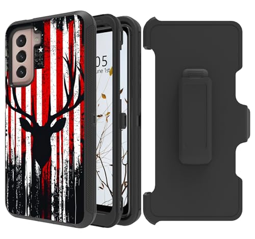 Dikoer Gürtelclip-Holster-Schutzhülle für Samsung Galaxy S24 Plus/Galaxy S25 Plus 6,7 Zoll mit 360 Grad drehbarem Ständer, Rundumschutz, stoßfest, Ständer, robuste Schutzhülle für Damen und Herren Dikoer Gürtelclip-Holster-Schutzhülle für Samsung Galaxy S24 Plus/Galaxy S25 Plus 6,7 Zoll mit 360 Grad drehbarem Ständer, Rundumschutz, stoßfest, Ständer, robuste Schutzhülle für Damen und Herren von Dikoer