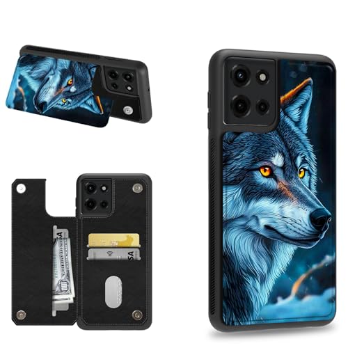 Dikoer Schutzhülle für Motorola Moto G Power 2025/Moto G Play 2025, Kreditkartenfächer, stoßfest, weiches Silikon, mit Ständer, Kartenfächern, grauer Wolf Dikoer Schutzhülle für Motorola Moto G Power 2025/Moto G Play 2025, Kreditkartenfächer, stoßfest, weiches Silikon, mit Ständer, Kartenfächern, grauer Wolf von Dikoer