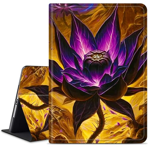 Dikoer Schutzhülle für iPad Mini 7 A17 Pro 7. Generation 2024/iPad Mini 6 6. Generation 2021 8,3 Zoll Tablet-Hülle, schmaler Ständer, Leder, Smart Cover mit automatischer Wake/Sleep, lila flammendes Dikoer Schutzhülle für iPad Mini 7 A17 Pro 7. Generation 2024/iPad Mini 6 6. Generation 2021 8,3 Zoll Tablet-Hülle, schmaler Ständer, Leder, Smart Cover mit automatischer Wake/Sleep, lila flammendes von Dikoer