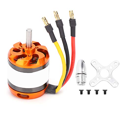 D3542 Bürstenloser Motor, Starker Schub | Geräuscharm | Stabiler | RC-Flugzeuge Ersatzzubehör für RC-Starrflügelflugzeuge(1000 kV) von Dilwe