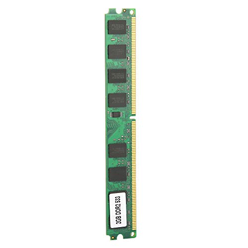 DDR2 Speicher, 2 GB DDR2 533 MHz 240 Pin Speichermodul mit großer Kapazität, entwickelt für PC2-4200 Desktop Computer, voll kompatibles doppelseitiges 16 Korn Speichermodul von Dilwe