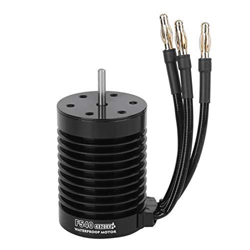 Dilwe 1/10 RC Car Brushless Motor, F540 Wasserdichtes 4-poliges Nicht-induktives RC Brushless Motor Upgrade-Zubeh?r(4370 kV) Car Model Parts von Dilwe
