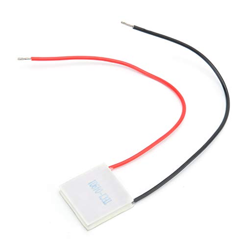 Dilwe 5V 1A 25x25mm thermoelektrischer Kühler, TEC104901 Kühlplattenmodul, rauscharmer Halbleiterkühler, Kühlkörper-Thermoelektrischer Kühler Peltierplattenmodul von Dilwe