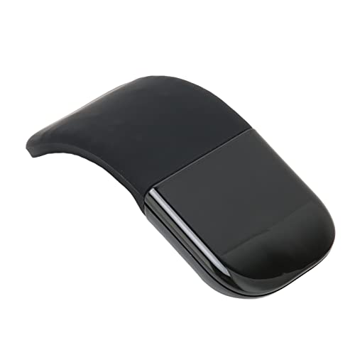 Dilwe Faltbare Kabellose Maus, Faltbare Tragbare Curved Maus Ergonomisch Stromsparend Tragbare Leichte Breite Kompatibilität Büro Maus Stumme Maus(Bluetooth-Version) von Dilwe