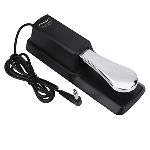 Dilwe Keyboard Sustain Pedal, Universal, Digital Klavier Fußpedal mit Rutschfester Unterseite, für Yamaha wie Tyros usw. und Casio Keyboards von Dilwe