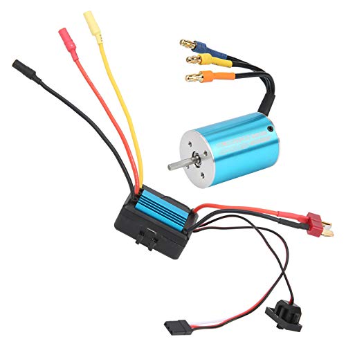 Dilwe Motor ESC Combo, 2838 4500KV 4P Sensorloser bürstenloser Motor + 35A bürstenloser ESC Geeignet für 1/14 1/16 1/18 RC Modellautos von Dilwe