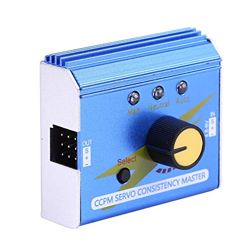 Dilwe RC-Motor Servo Tester, CCPM-Servokonsistenz Master-Motortester ESC Checker für RC Flugzeug Auto Boot RC Modell Teil Zubehör Dilwe RC-Motor Servo Tester, CCPM-Servokonsistenz Master-Motortester ESC Checker für RC Flugzeug Auto Boot RC Modell Teil Zubehör von Dilwe