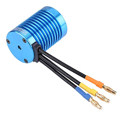 Dilwe RC Sensorless Brushless Motor, F540 4-polig 3000KV/4370KV RC Car Motor Upgrade Zubehör mit 17 3,175 mm Welle für 1/10 1/12 RC Car(3000 kV) von Dilwe