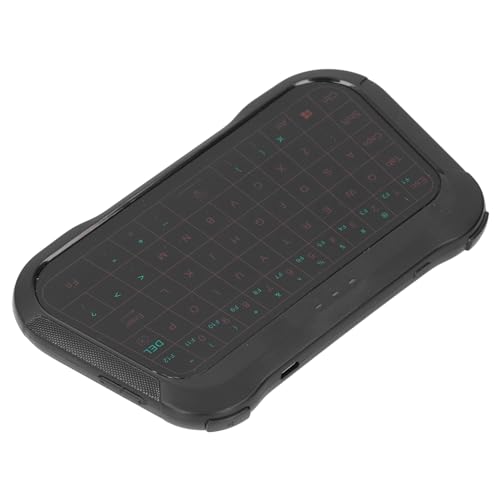 Dilwe RGB-Hintergrundbeleuchtung, Kabellose Tastatur, Touchpad-Kombination, ABS-Plug-and-Play, Soft-Touch-Tasten, Multifunktional, mit Wiederaufladbarem Lithium-Akku von Dilwe