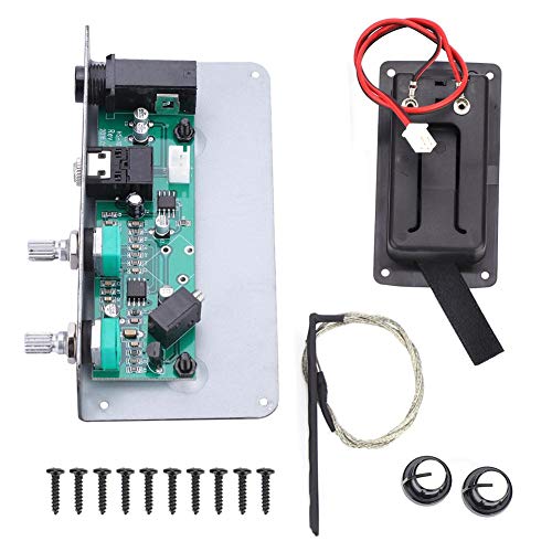 Dilwe SG-20 Silent Guitar EQ Equalizer Tonabnehmer mit Ton-Lautstärkeregler für Luthier DIY Parts von Dilwe