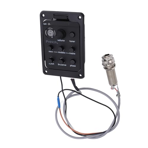 Gitarrenvorverstärker EQ Equalizer, LED-Anzeige Gitarrenvorverstärker EQ Equalizer Bühnenvorverstärker mit Phasenfunktion für Presys Plus von Dilwe