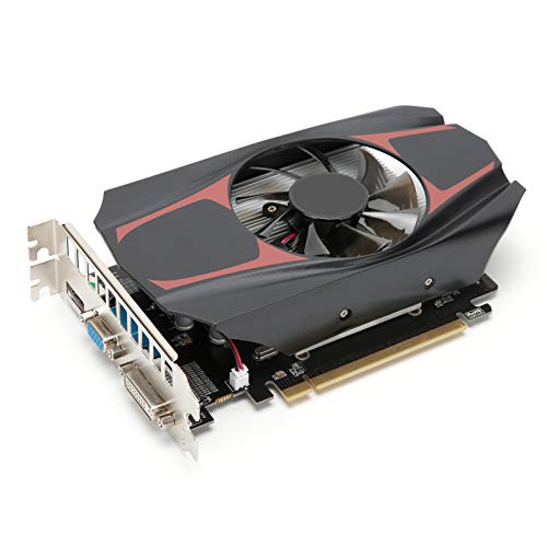 HD7670 Gaming-Grafikkarte, 1 GB 128Bit DDR5 650MHz Display Grafikkarte, 480 Stream Prozessor Computerkomponenten von Dilwe