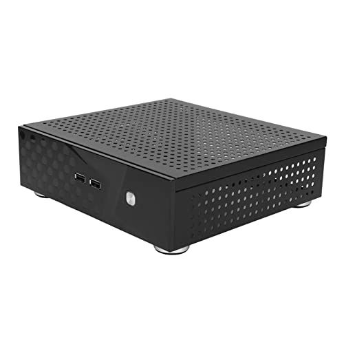 ITX Gehäuse, Desktop Computergehäuse Gute Wärmeableitung Exquisites Kompaktes Schwarzes ,HTPC,Gehäuse für Heimvideocomputer, Hotelcomputer Usw. ITX Gehäuse, Desktop Computergehäuse Gute Wärmeableitung Exquisites Kompaktes Schwarzes ,HTPC,Gehäuse für Heimvideocomputer, Hotelcomputer Usw. von Dilwe