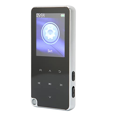 MP3 Player, SD Karte Classic 1,8 Zoll Digitaler Musikplayer Bluetooth Musikplayer mit Aufnahmefunktion Zum Gehen und Laufen (16G) von Dilwe
