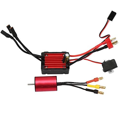 RC Auto Motor & ESC, Bürstenlos Wasserdicht 4500KV Motor und KS25A ESC Combo Set für 1/18, 1/20, 1/24 RC Modellauto von Dilwe