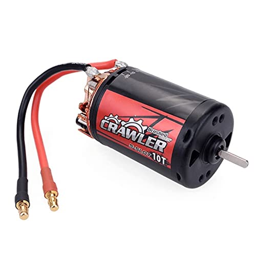 RC-Automotor, Metall + Kunststoff 550 Bürstenmotor 5-Slot-RC-Motor Kompatibel mit 1/10 RC Crawler Car(10T) von Dilwe