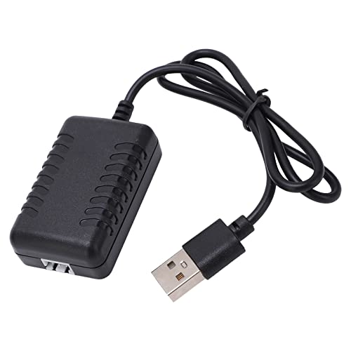 RC USB Ladegerät, RC USB Ladekabel DC 7,4 V 2000 MA Ausgang Vollständiger Schutz für WLtoys 144001 104001 Ferngesteuertes Auto von Dilwe