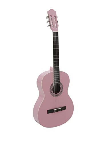 DIMAVERY AC-303 Klassikgitarre, pink | Klassische Gitarre 4/4 von Dimavery