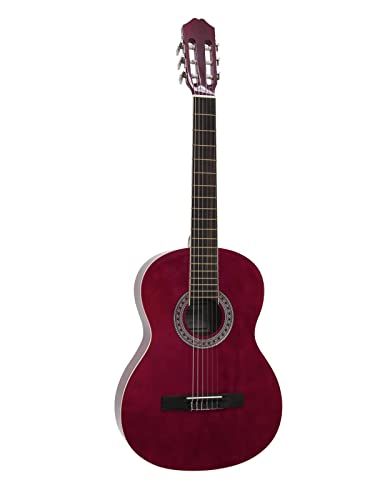 DIMAVERY AC-303 Klassikgitarre, rot | Klassische Gitarre 4/4 DIMAVERY AC-303 Klassikgitarre, rot | Klassische Gitarre 4/4 von DIMAVERY
