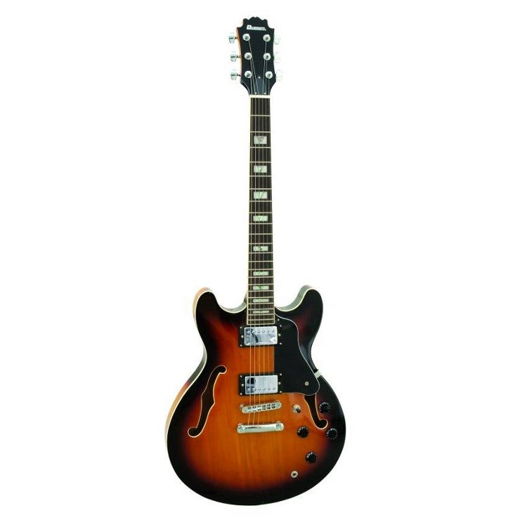 Dimavery SA-610 SA-610 semi-akustische Gitarre, Vintage Sunburst Dimavery SA-610 SA-610 semi-akustische Gitarre, Vintage Sunburst von Dimavery