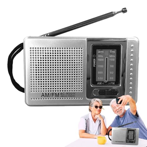 Pocket -Größe AM FM -Radio - Ultra Compact Transistor Radio mit leistungsstarker Lautsprecher- und Kopfhörerbuchse | Beste Empfangsbatterie betrieben für ältere Menschen, Heimnutzung, Stromausfälle u Pocket -Größe AM FM -Radio - Ultra Compact Transistor Radio mit leistungsstarker Lautsprecher- und Kopfhörerbuchse | Beste Empfangsbatterie betrieben für ältere Menschen, Heimnutzung, Stromausfälle u von Dinchaakuarry