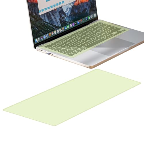 Tastaturabdeckung - 12-14 Zoll Laptop Silikonschutz | Ultra-dünner wasserdichte staubdichtes Tastaturfilm, weiche transparente Haut für Notebook-Tastatur mit Zahlenkissen, tägliche Schreibschutz von Dinchaakuarry