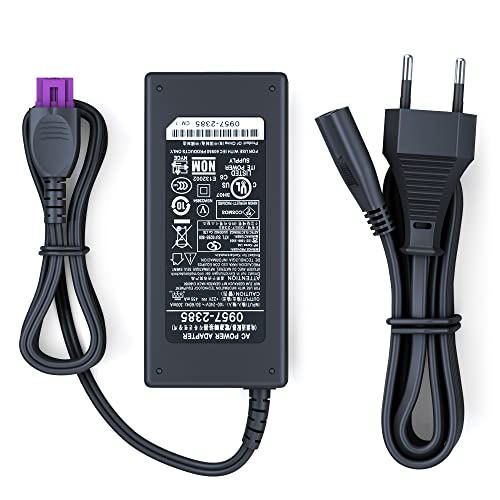 Netzteil Ladegerät, AC-Adapter für HP 1518 1510 1010 957-2385,lila Modul und Kabel Anschluss All-in-One Drucker Ersatz von Dinfu