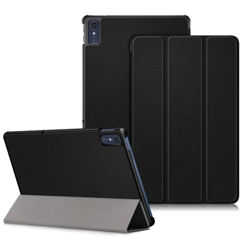 DINGGUAGUA Hülle für Lenovo Tab M10 5G 10.6 2023 TB360ZU Tablet, Ultra Dünn Schutzhülle mit Schlaf/Wach und Ständer Funktion,Schwarz von DingGuagua