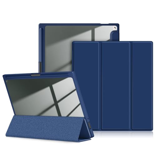 DINGGUAGUA Hülle für Onyx Boox Note Air3 C/Air 3 B/W 10,3 Zoll ePaper Tablet, Stoßfeste Schutzhülle mit transparenter Hartschale auf der Rückseite,Dunkelblau von DingGuagua