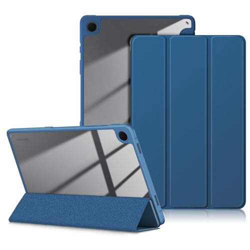 DINGGUAGUA Hülle für Samsung Galaxy Tab A9 Plus 11 Zoll SM-X210/X216/X218 Tablet, Stoßfeste Schutzhülle mit transparenter Hartschale auf der Rückseite,Dunkelblau von DingGuagua