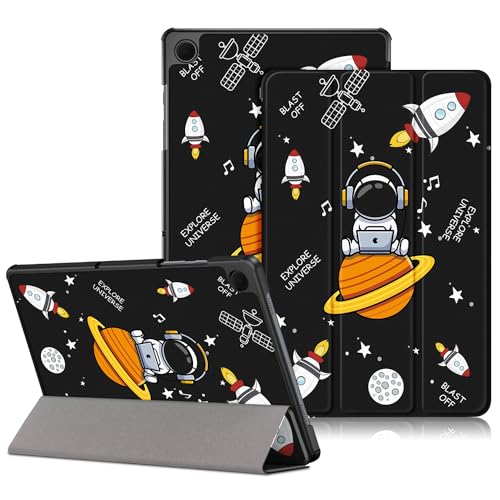 DINGGUAGUA Hülle für Samsung Galaxy Tab A9 Plus 11 Zoll SM-X210/X216/X218 Tablet, Ultra Dünn Schutzhülle mit Ständer Funktion,Saturn von DingGuagua