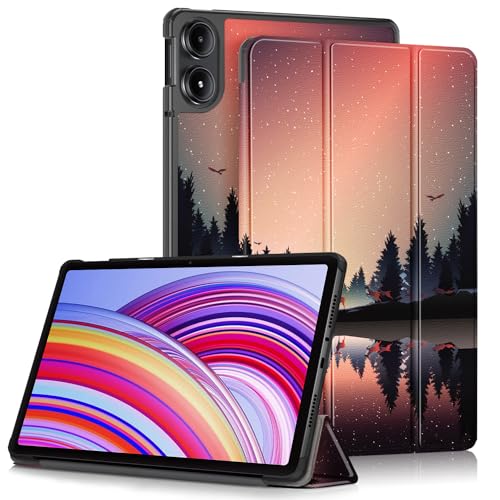 DINGGUAGUA Hülle für Xiaomi Redmi Pad Pro 12.1 Tablet,Ultra Dünn Schutzhülle mit Auto Schlaf/Wach und Ständer Funktion,Dämmerung von DingGuagua