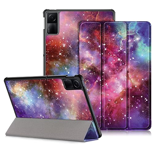 DINGGUAGUA Hülle für Xiaomi Redmi Pad SE, Ultra Dünn Schutzhülle mit Ständer Funktion,Galaxy von DingGuagua