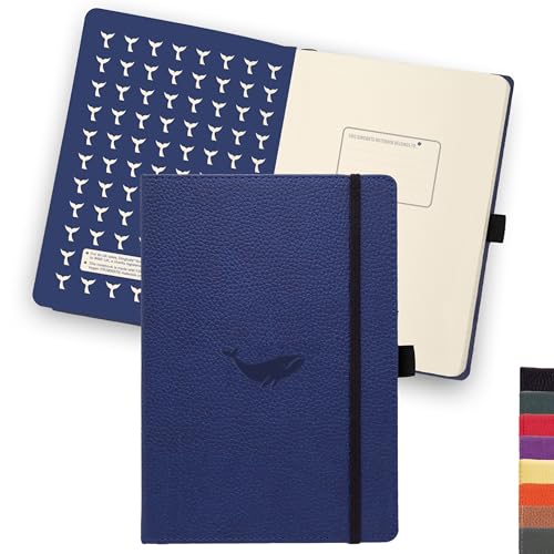 Dingbats* - Tierwelt Notizbuch A5 Gepunktet - Hardcover aus veganem Leder für Arbeit, Reisen, Uni - mit elastischem Verschlussband von Dingbats* Notebooks