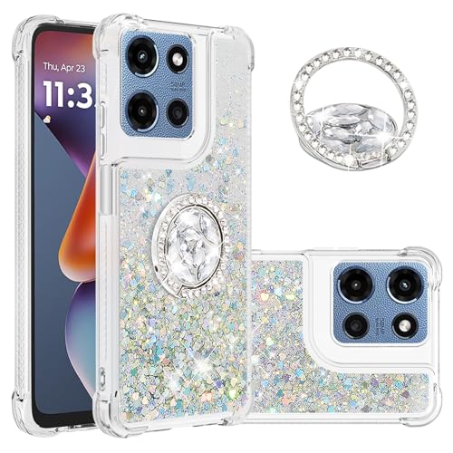Dinglijia WZ Slim Fit Schutzhülle für Motorola G 5G 2025, Glitzer-Flüssigkeit, Treibsand-Effekt, Silikon, Fallschutz, Bildschirm- und Kameraschutz für Moto G 5G 2025, silberfarben Dinglijia WZ Slim Fit Schutzhülle für Motorola G 5G 2025, Glitzer-Flüssigkeit, Treibsand-Effekt, Silikon, Fallschutz, Bildschirm- und Kameraschutz für Moto G 5G 2025, silberfarben von Dinglijia