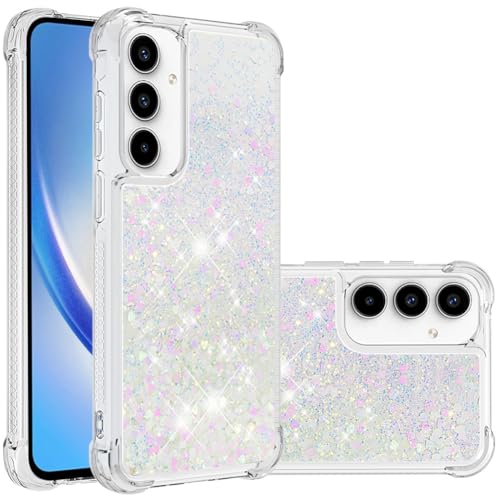 Dinglijia YBWT Modische schlanke Schutzhülle für Samsung Galaxy A56, glänzendes Flüssig-Treibsand-Silikon für Mädchen, Kameralinse und Bildschirmschutz für Galaxy A56, bunt Dinglijia YBWT Modische schlanke Schutzhülle für Samsung Galaxy A56, glänzendes Flüssig-Treibsand-Silikon für Mädchen, Kameralinse und Bildschirmschutz für Galaxy A56, bunt von Dinglijia
