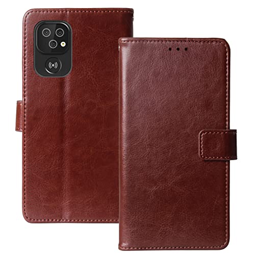 Dingshengk Flip Retro Leder Tasche Hülle TPU Silikon Für Doro 8100/8110 / 8100 Plus 6.1" Lederhülle Handyhülle Schutzhülle Klapphülle Handytasche Handy Etui Brieftasche Cover Case Abdeckung (Braun) Dingshengk Flip Retro Leder Tasche Hülle TPU Silikon Für Doro 8100/8110 / 8100 Plus 6.1" Lederhülle Handyhülle Schutzhülle Klapphülle Handytasche Handy Etui Brieftasche Cover Case Abdeckung (Braun) von Dingshengk
