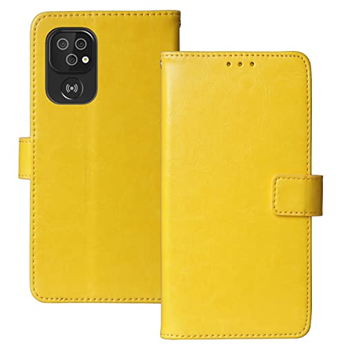 Dingshengk Flip Retro Leder Tasche Hülle TPU Silikon Für Doro 8100/8110 / 8100 Plus 6.1" Lederhülle Handyhülle Schutzhülle Klapphülle Handytasche Handy Etui Brieftasche Cover Case Abdeckung (Gelb) Dingshengk Flip Retro Leder Tasche Hülle TPU Silikon Für Doro 8100/8110 / 8100 Plus 6.1" Lederhülle Handyhülle Schutzhülle Klapphülle Handytasche Handy Etui Brieftasche Cover Case Abdeckung (Gelb) von Dingshengk
