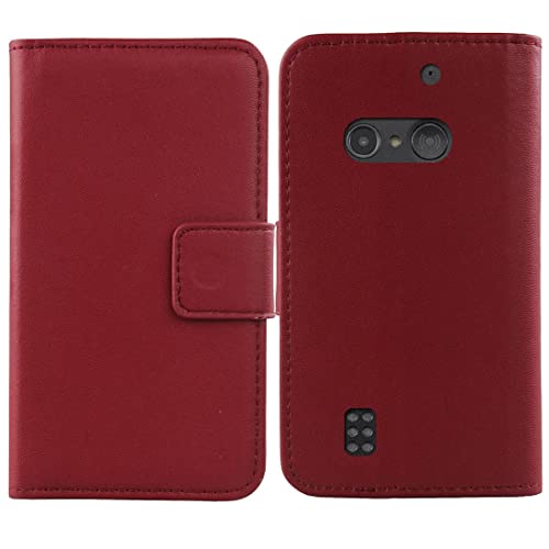 Dingshengk Flip Rot Echt Leder Tasche Hülle Für Doro 5861/5860 / 5862 2.8" Lederhülle Handyhülle Schutz Klapp Handytasche Handy Etui Brieftasche Cover Case Abdeckung Dingshengk Flip Rot Echt Leder Tasche Hülle Für Doro 5861/5860 / 5862 2.8" Lederhülle Handyhülle Schutz Klapp Handytasche Handy Etui Brieftasche Cover Case Abdeckung von Dingshengk