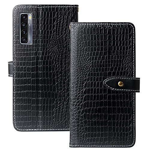 Dingshengk Premium Schwarz Leder Tasche Hülle TPU Silikon Für TCL 20L / 20 Lite / 20S / 20L+ / 20L Plus 6.67" Handyhülle Schutzhülle Handytasche Flip Handy Etui Brieftasche Abdeckung Cover Case Dingshengk Premium Schwarz Leder Tasche Hülle TPU Silikon Für TCL 20L / 20 Lite / 20S / 20L+ / 20L Plus 6.67" Handyhülle Schutzhülle Handytasche Flip Handy Etui Brieftasche Abdeckung Cover Case von Dingshengk