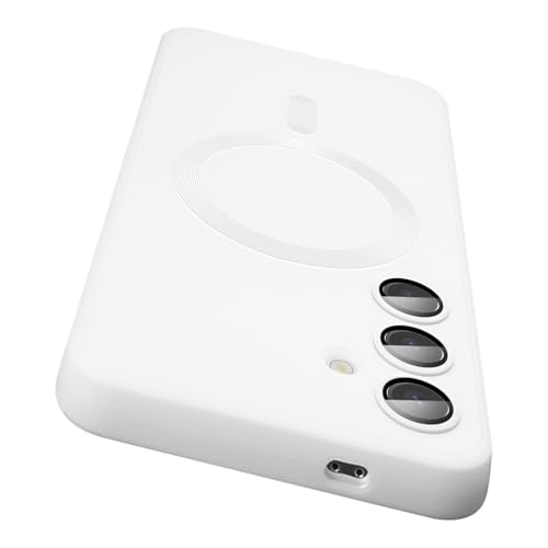 Dinick Entworfen für Samsung Galaxy S24 Plus Hülle mit Kameraobjektivschutz, kompatibel mit MagSafe Weiche TPU Bumper Schutzhülle Anti-Kratzer Matte Rückseite für Samsung Galaxy S24 Plus Hülle Weiß Dinick Entworfen für Samsung Galaxy S24 Plus Hülle mit Kameraobjektivschutz, kompatibel mit MagSafe Weiche TPU Bumper Schutzhülle Anti-Kratzer Matte Rückseite für Samsung Galaxy S24 Plus Hülle Weiß von Dinick