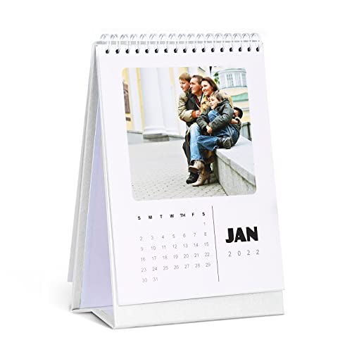Benutzerdefinierter Fotokalender Personalisierter 2024 2025 2026 2027 Bilderkalender (Weiß) von Dinikally