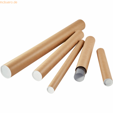 Dinkhauser Kartonagen Versandrohr TB0430.060.18 DIN A2 6,4x45,5cm von Dinkhauser Kartonagen